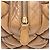 Gabrielle Sac Satchel Chanel en agneau matelassé bubble Marron - vue 10
