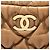 Gabrielle Sac Satchel Chanel en agneau matelassé bubble Marron - vue 9