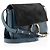 Chloé Bolso de hombro Chloe Faye Small de piel de becerro y ante Azul - vista 2