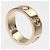 Bague Cartier Love 3 Diamants Or Jaune 18K avec Diamants Doré - vue 2