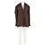 Autre Marque Blazer marrón Castaño