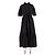 Autre Marque Vestido de algodón negro ME+EM