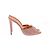 Paris Texas Mules con tacco e strass arancioni Beige - vista 3