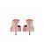 Paris Texas Mules con tacco e strass arancioni Beige - vista 5