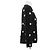 Autre Marque Blazer nero a pois bianchi - vista 3