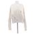 Autre Marque ALMADA Weißer zweireihiger Wollpullover