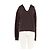 Autre Marque Brauner Kaschmirpullover