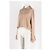 Camicia di seta beige Frame Denim - vista 4