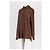 Autre Marque Camicia dritta marrone - vista 4