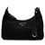 Prada Re-Nylon gesteppte Mini-Tote- und Schultertasche mit Steppnähten Schwarz - Ansicht 2