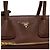 Prada Borsa Tote e Borsa a Tracolla One Pocket in Vitello Daino marrone - vista 9