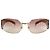 Chanel Gafas de sol envolventes marrones Castaño