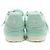 Louis Vuitton Baskets Trainer en cuir vert pastel - vue 5