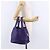 Hermès HERMES Picotan Lock MM Hand Bag Leather Purple Silver - vista 20