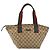 GUCCI GG Canvas Web Sherry Line Hand Bag Beige Silver 131228 - vista 2