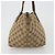 GUCCI GG Canvas Web Sherry Line Hand Bag Beige Silver 131228 - vista 4