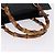 GUCCI Bolsa de Mão Bamboo Couro Preto Tom Dourado - vista 7