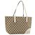 GUCCI GG Canvas Hand Bag Beige Gold 169946