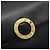 Céline CELINE Circle Shoulder Bag Leather Black Gold - vista 14
