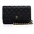 Chanel Borsa a spalla e crossbody Gold CC Chain Nero - vista 2