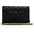 Chanel Borsa a spalla e crossbody Gold CC Chain Nero - vista 5