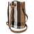 Burberry Picca borsa secchiello piccola in tela a quadri Multicolore - vista 2