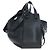 LOEWE Hammock Medium Hand Bag Leather 2way Black Silver