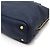Prada Borsa a tracolla Navy Vitello Daino con cerniera laterale Blu - vista 8