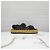 Chanel Sandali in mesh e rafia con Velcro Nero - vista 4