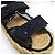 Chanel Sandali in mesh e rafia con Velcro Nero - vista 5