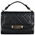 Chanel Borsa a tracolla Label Click Chain Series in pelle di vitello Nero