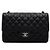 Chanel Borsa a tracolla con catena argentata Nero - vista 2