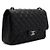 Chanel Borsa a tracolla con catena argentata Nero - vista 4