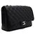 Chanel Borsa a tracolla One Flap con catena argentata Nero - vista 4