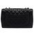 Chanel Borsa a tracolla One Flap con catena argentata Nero - vista 5