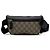 Gucci Borsa a tracolla Supreme in tela e pelle Marrone - vista 4