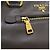Prada Borsa Tote e a tracolla in pelle di vitello morbida grigia con logo dorato Marrone - vista 10