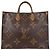 Louis Vuitton Monogram Tote Bag Braun