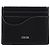 Dior Portacarte Saddle in pelle grana grossa nera Nero