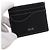 Dior Portacarte Saddle in pelle grana grossa nera Nero - vista 8