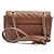 Gucci Mini Borsa a Tracolla con Catena Marmont Matelassé Marrone - vista 3