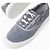 Moncler Sneakers VERA in camoscio Light Blue - vista 4