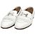 Hermès Royal Loafer Calfskin Blanc Silver Argento