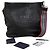 Prada Borsa a Secchiello Spalla e Crossbody in Vitello Nero