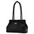 Prada Borsa a tracolla in pelle Napa arricciata Nero - vista 4