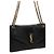 Saint Laurent Borsa Medium in nappa granulata Nero - vista 5