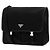 Prada Borsa a tracolla in nylon e pelle Saffiano Nero - vista 4