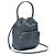 Prada Borsa Bucket Duet Re-Nylon Blu - vista 4