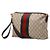 Gucci Bolsa Tiracolo GG Medium com detalhe WEM Marrom - vista 4