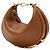 Fendi Mini Leder-Hobo-Tasche Braun - Ansicht 5